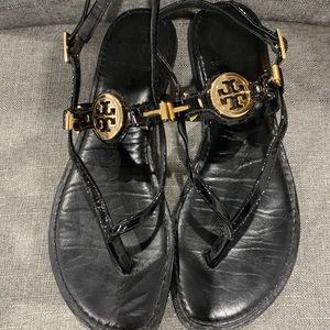 Soft leather Tory Burch sandal worn once